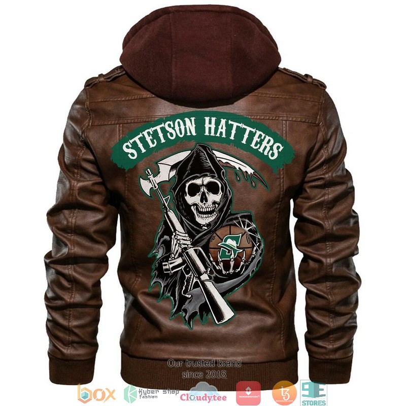 Stetson_Hatters_NCAA_Basketball_Sons_Of_Anarchy_Leather_Jacket