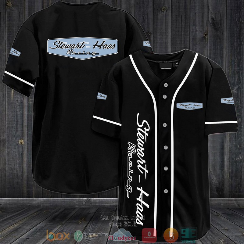 Stewart-Haas_Racing_Car_Team_Black_Baseball_Jersey