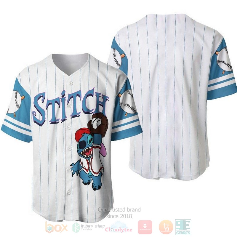 Stitch_Disney_All_Over_Print_Pinstripe_White_Baseball_Jersey