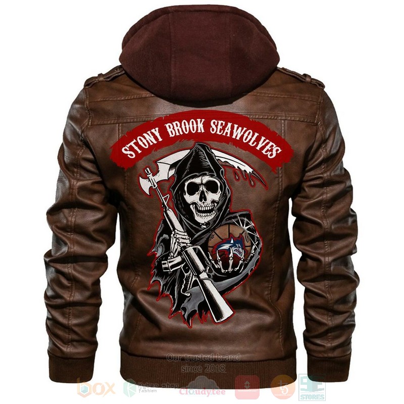 Stony_Brook_Seawolves_NCAA_Basketball_Sons_of_Anarchy_Brown_Motorcycle_Leather_Jacket