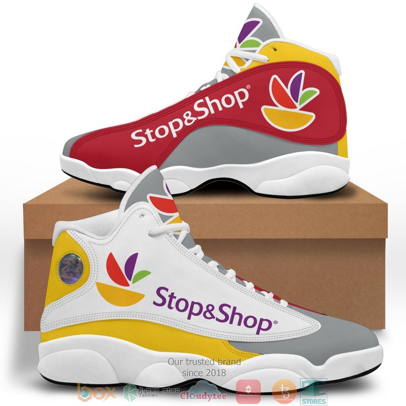 Stop_and_shop_Logo_Bassic_Air_Jordan_13_Sneaker_Shoes