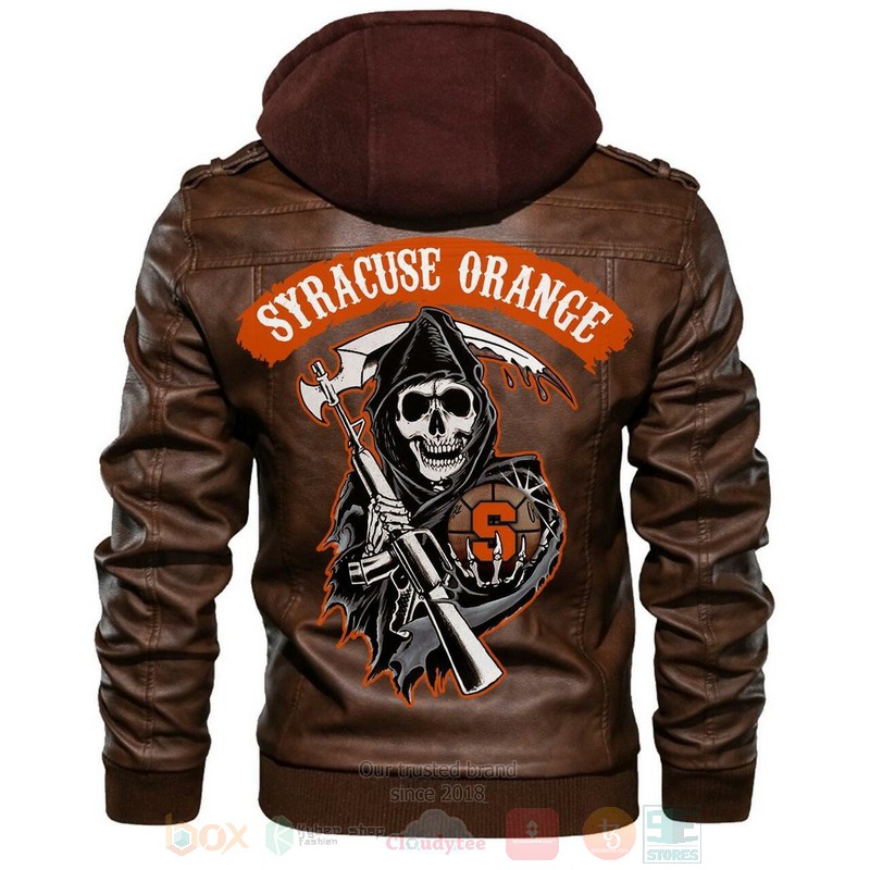 Syracuse_Orange_NCAA_Basketball_Sons_of_Anarchy_Brown_Motorcycle_Leather_Jacket