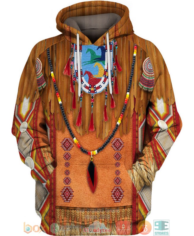 Tassels_Style_Native_American_3D_Shirt_Hoodie