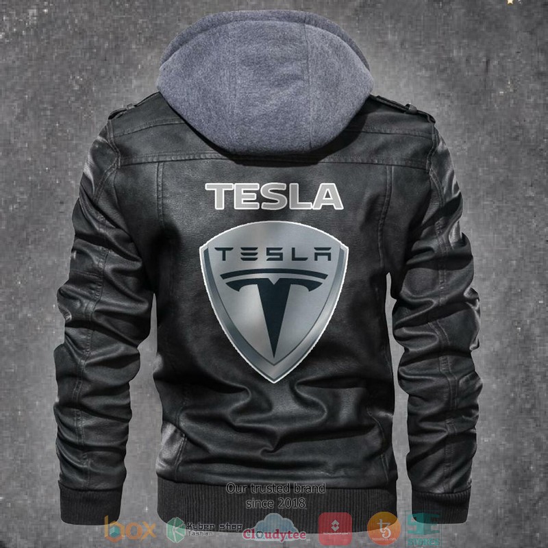 Telsa_Automobile_Car_Motorcycle_Men_Art_Leather_Jacket