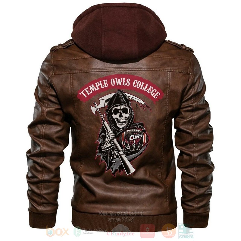 Temple_Owls_College_NCAA_Sons_of_Anarchy_Brown_Motorcycle_Leather_Jacket