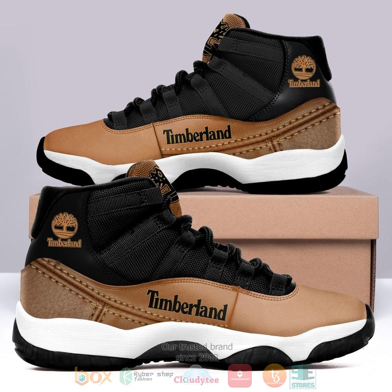 Timberland_brown_black_Air_Jordan_11_shoes