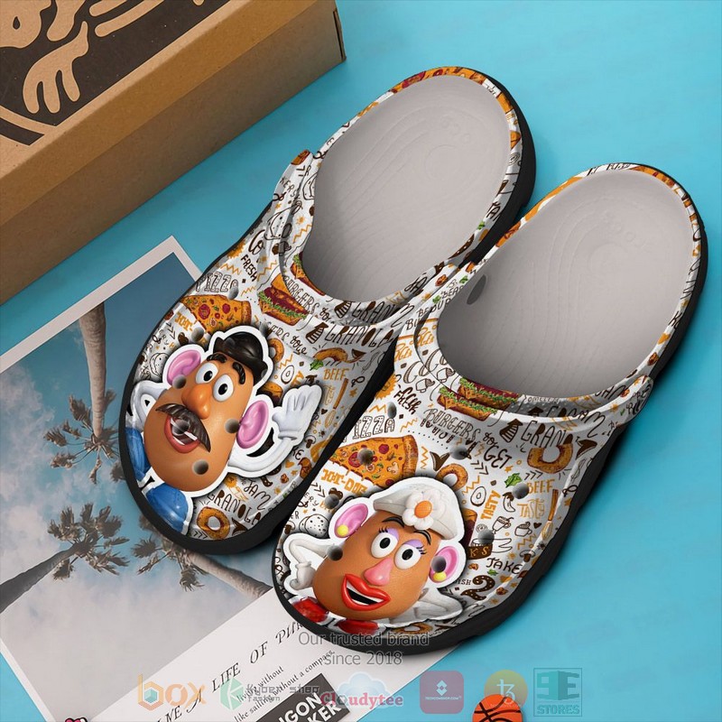 Toy_Story_Mr_Potato_Head_and_his_wife_white_Crocband_Clog