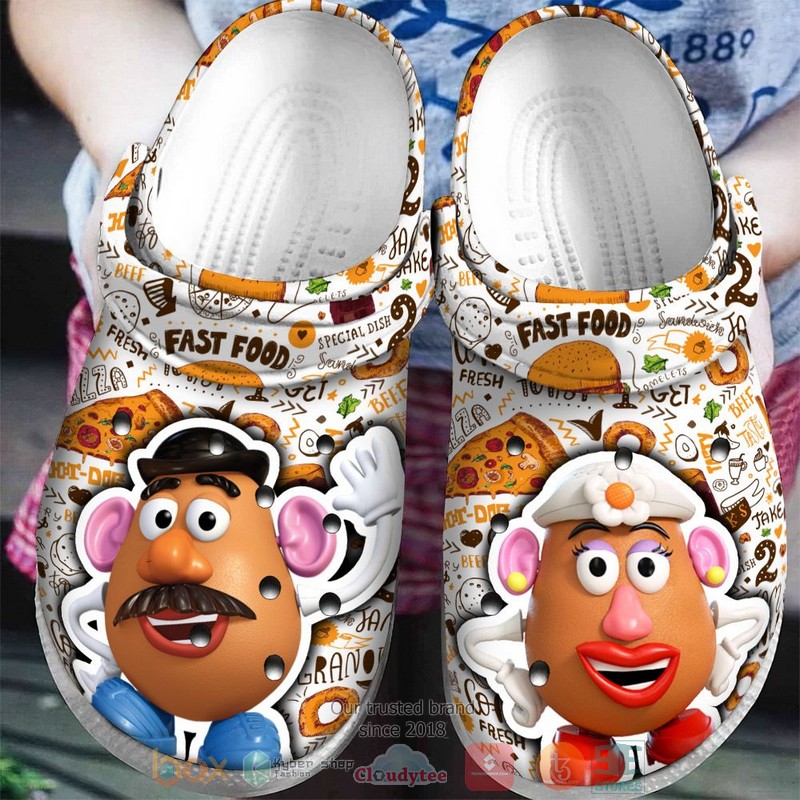 Toy_Story_Mr_Potato_Head_and_his_wife_white_Crocband_Clog_1