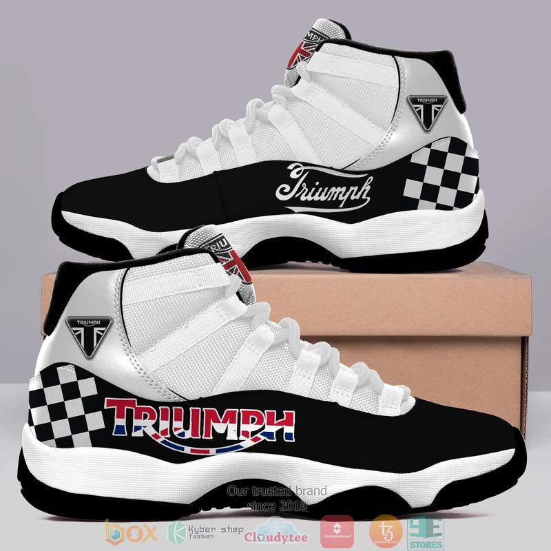 Triumph_Black_and_white_caro_pattern_Air_Jordan_11_Sneaker_Shoes