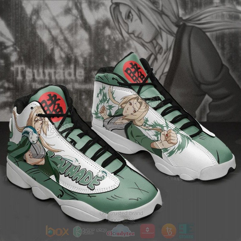 Tsunade_Naruto_Custom_Anime_Air_Jordan_13_Shoes