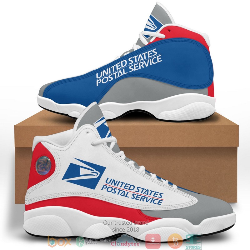 USPS_United_States_Postal_Service_Logo_Bassic_Air_Jordan_13_Sneaker_Shoes