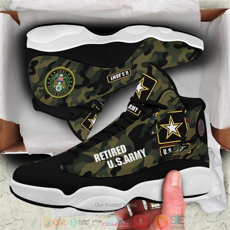 US_Army_camo_4_Air_Jordan_13_Sneaker_Shoes