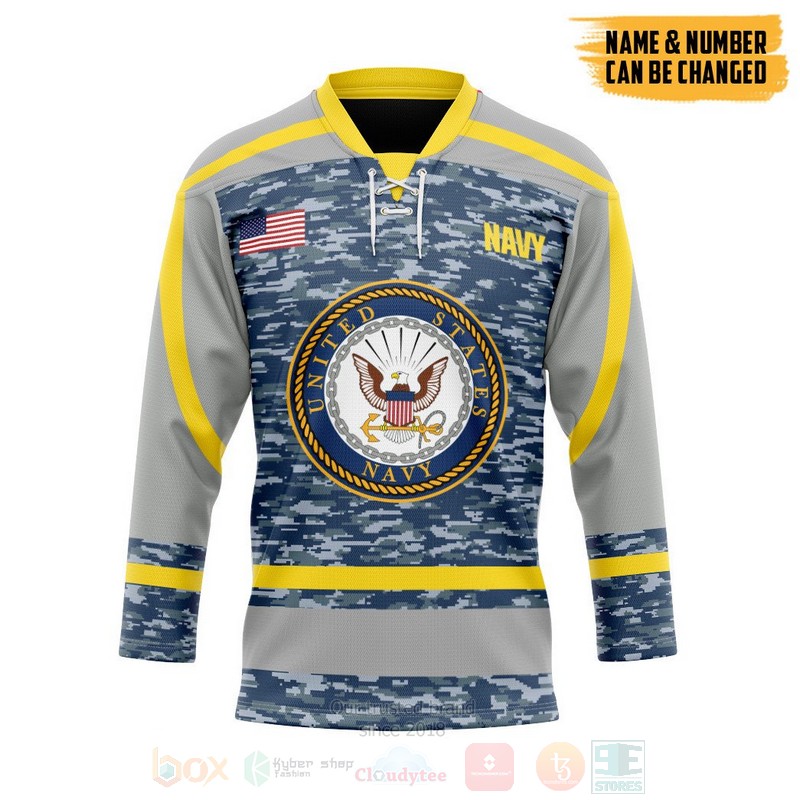 US_Navy_Personalized_Hockey_Jersey