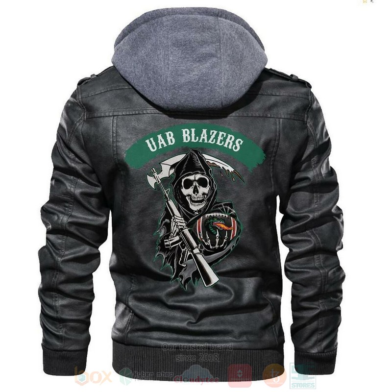 Uab_Blazers_NCAA_Football_Sons_of_Anarchy_Black_Motorcycle_Leather_Jacket