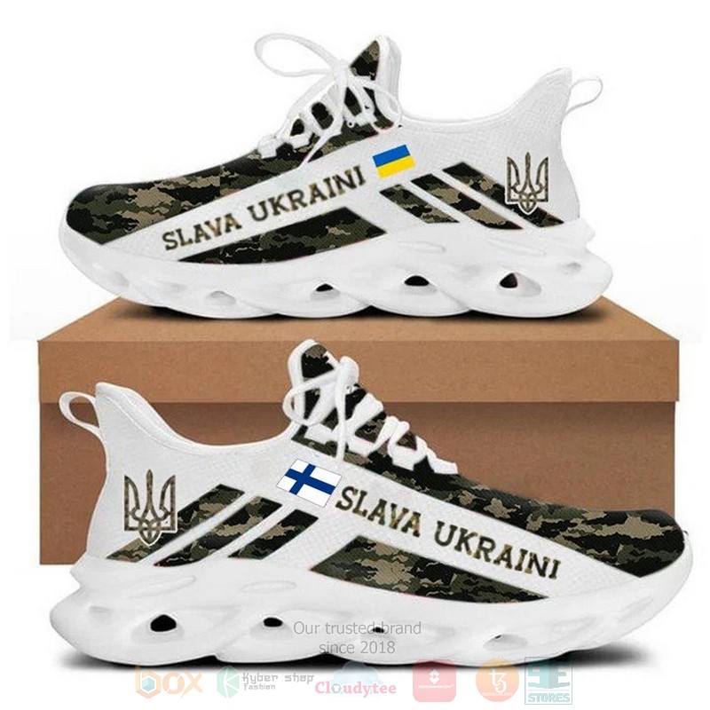 Ukraine_flag_Finland_flag_Slava_Ukraini_camo_clunky_max_soul_shoes