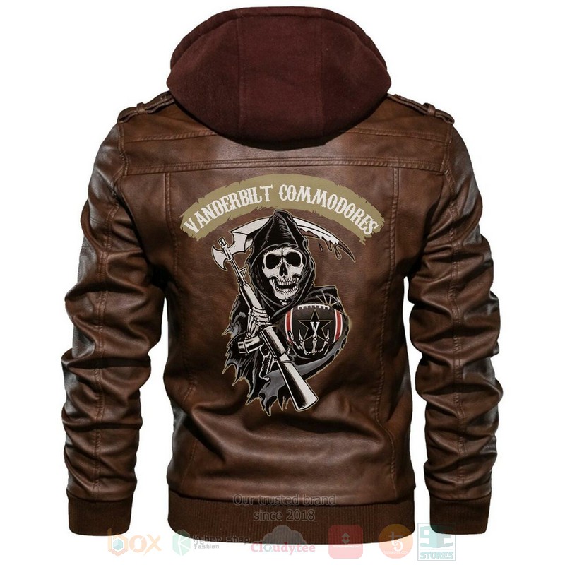 Vanderbilt_Commodores_NCAA_Sons_of_Anarchy_Brown_Motorcycle_Leather_Jacket