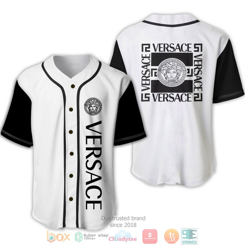 Versace_Black_and_white_square_pattern_Baseball_Jersey