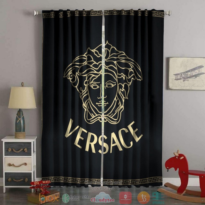 Versace_Gold_Logo_Black_Windown_Curtain