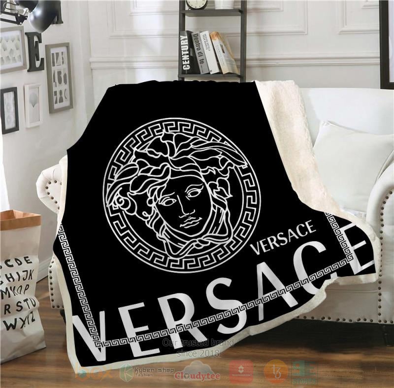Versace_Luxury_brand_black_blanket