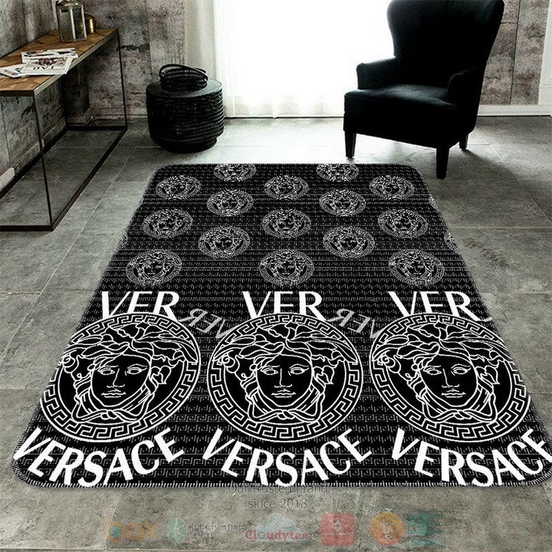 Versace_Luxury_brand_logo_black_rectangle_rug