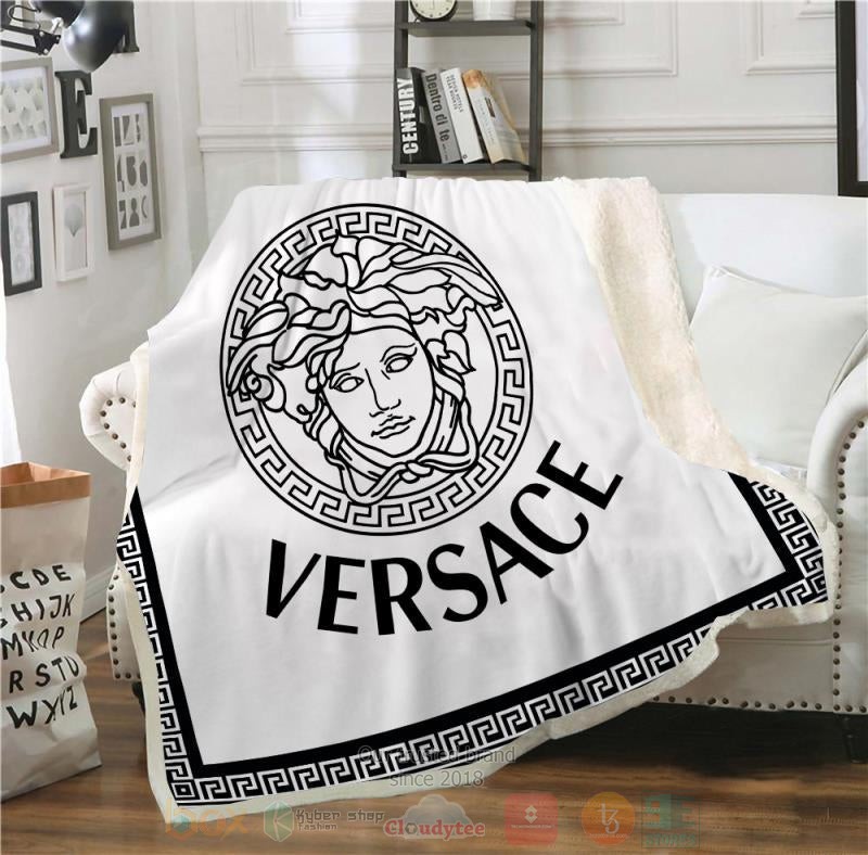 Versace_brand_white_blanket