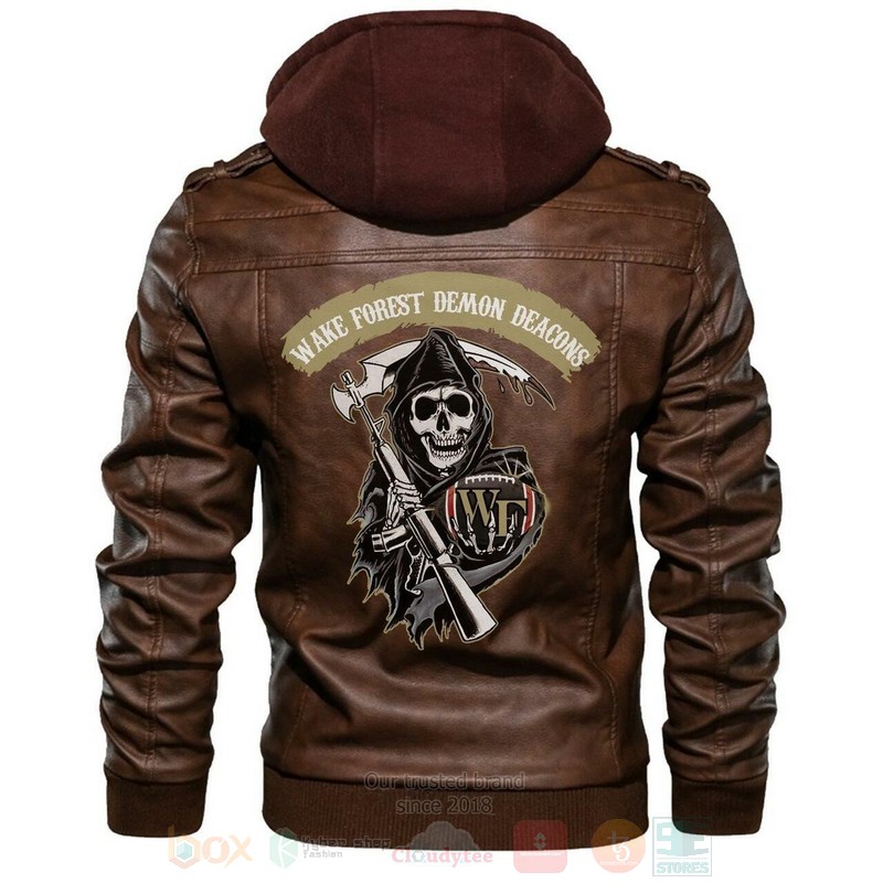 Wake_Forest_Demon_Deacons_NCAA_Football_Sons_of_Anarchy_Brown_Motorcycle_Leather_Jacket