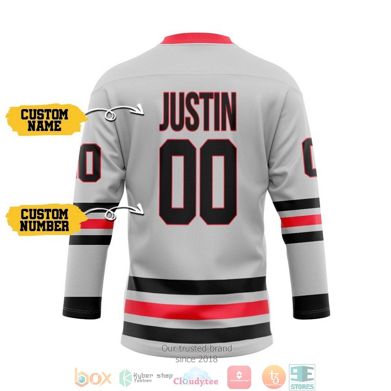 White_Chicago_Blackhawks_NHL_Custom_Name_and_Number_Hockey_Jersey_Shirt_1