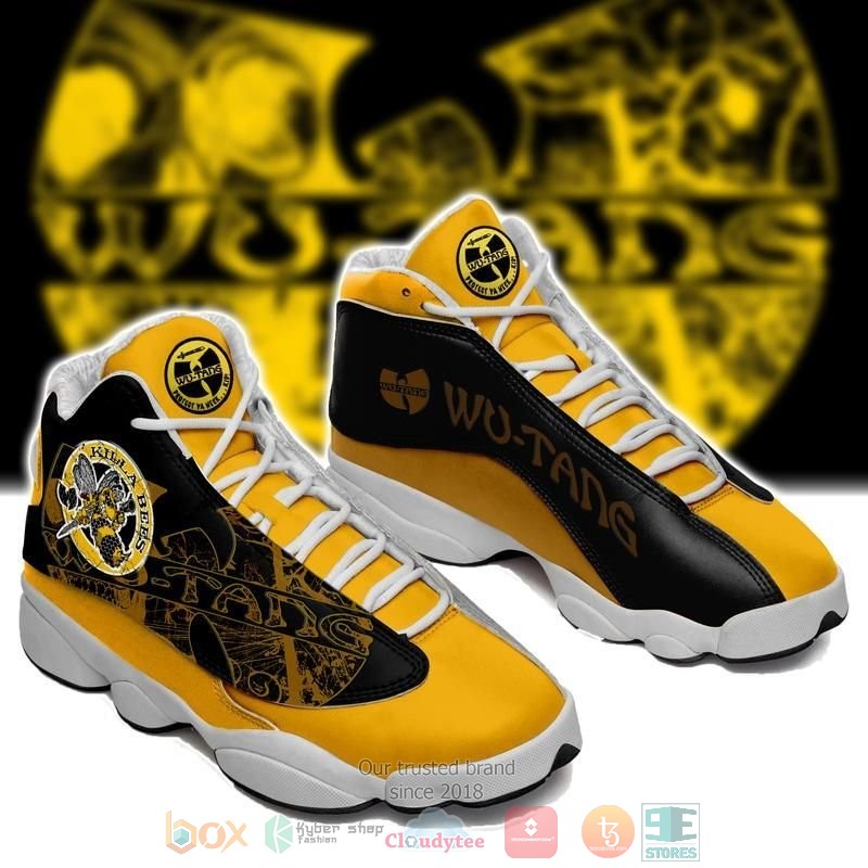 Wutang_Clan_yellow_Air_Jordan_13_shoes