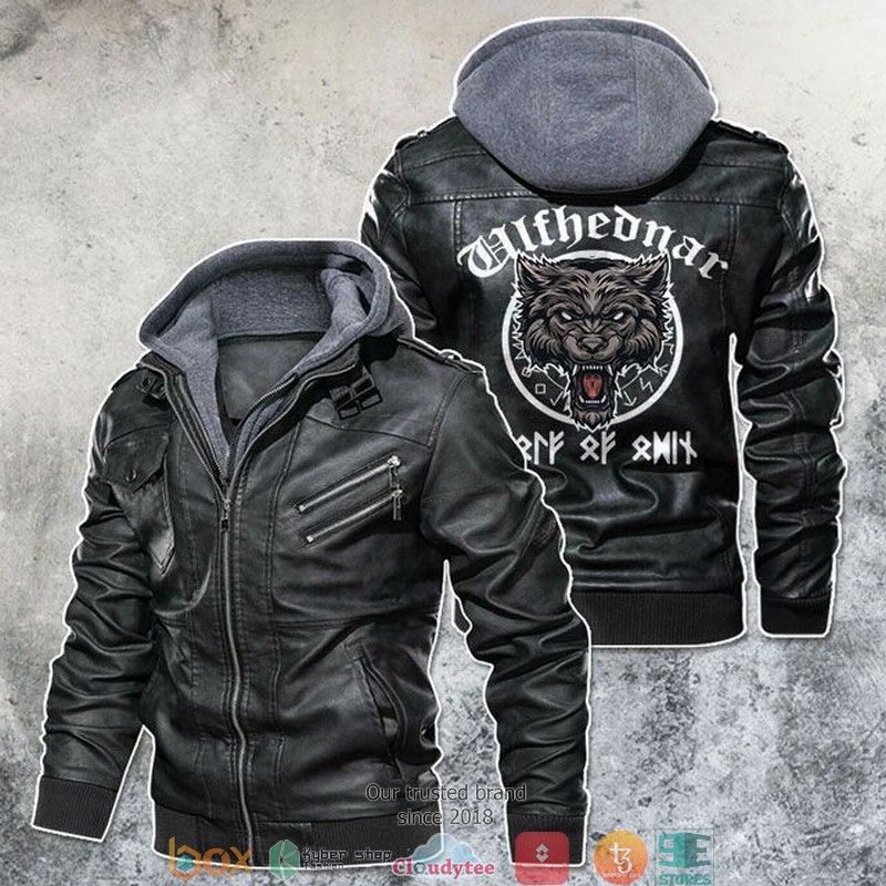 Fear_The_Wild_Lone_Wolf_Motorcycle_Rider_Leather_Jacket