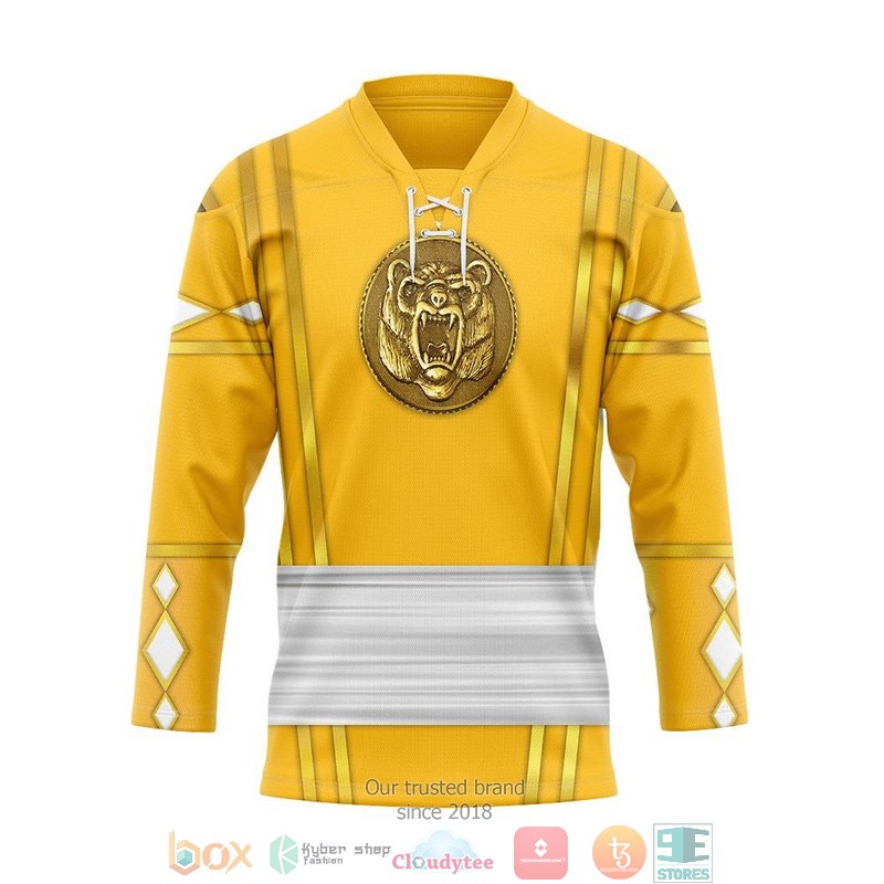 Yellow_Bear_Ninja_Mighty_Morphin_Power_Rangers_Ninjetti_Hockey_Jersey_Shirt