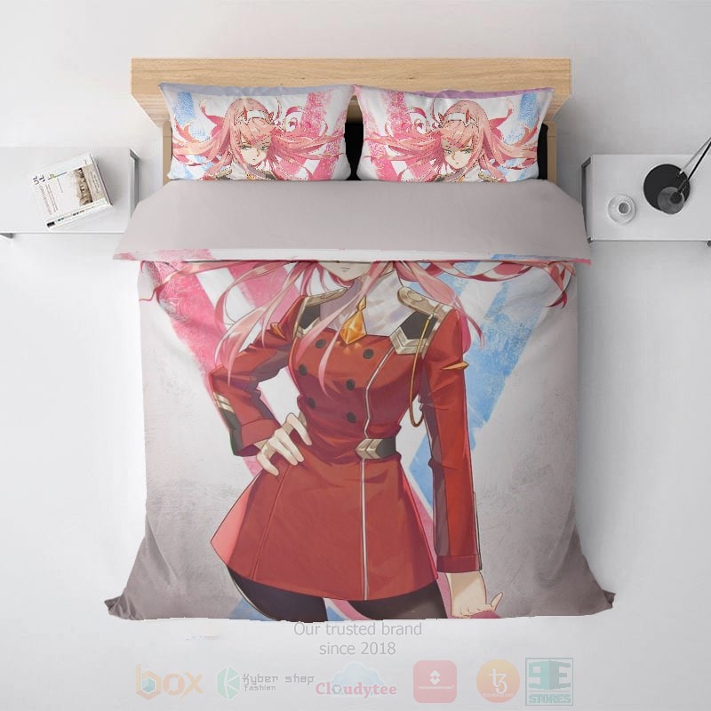 Zero_Two_Darling_in_The_FranXX_Color_Crossover_Anime_Bedding_Set
