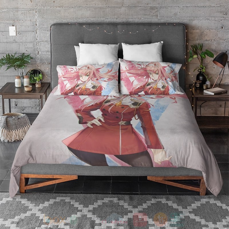 Zero_Two_Darling_in_The_FranXX_Color_Crossover_Anime_Bedding_Set_1