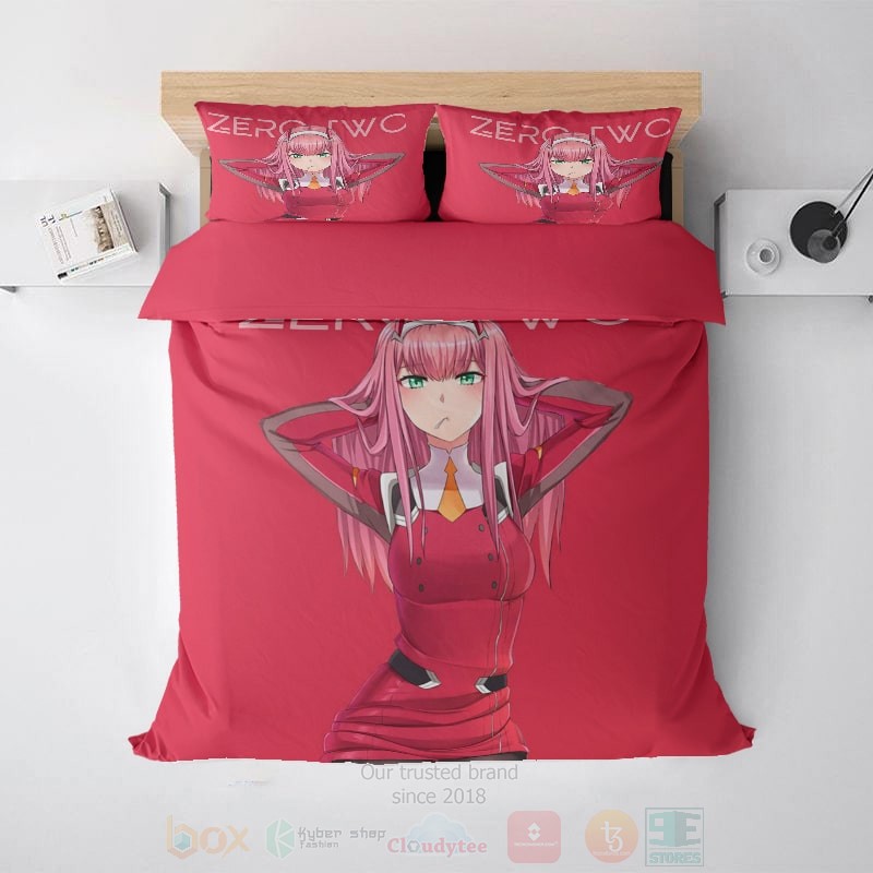 Zero_Two_Darling_in_The_FranXX_Red_Anime_Bedding_Set