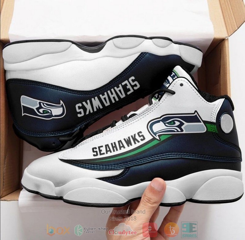 Seattle_Seahawks_NFL_Football_Team_Air_Jordan_13_shoes