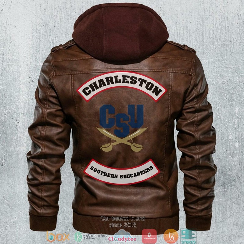 Charleston_Southern_Buccaneers_NCAA_Football_Motorcycle_Leather_Jacket