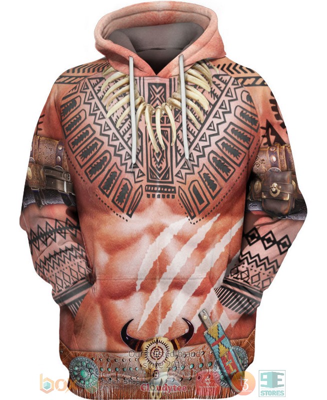 Warrior_Style_Native_Ameican_3D_Shirt_Hoodie