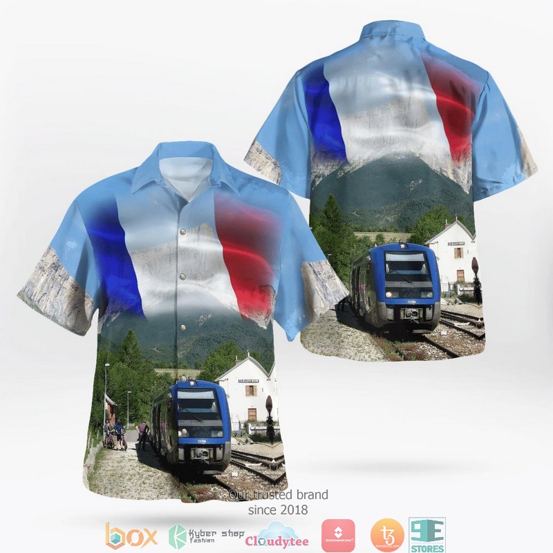 France_SNCF_Class_X_73500_Diesel_Multiple_Unit_Train_Hawaiian_Shirt