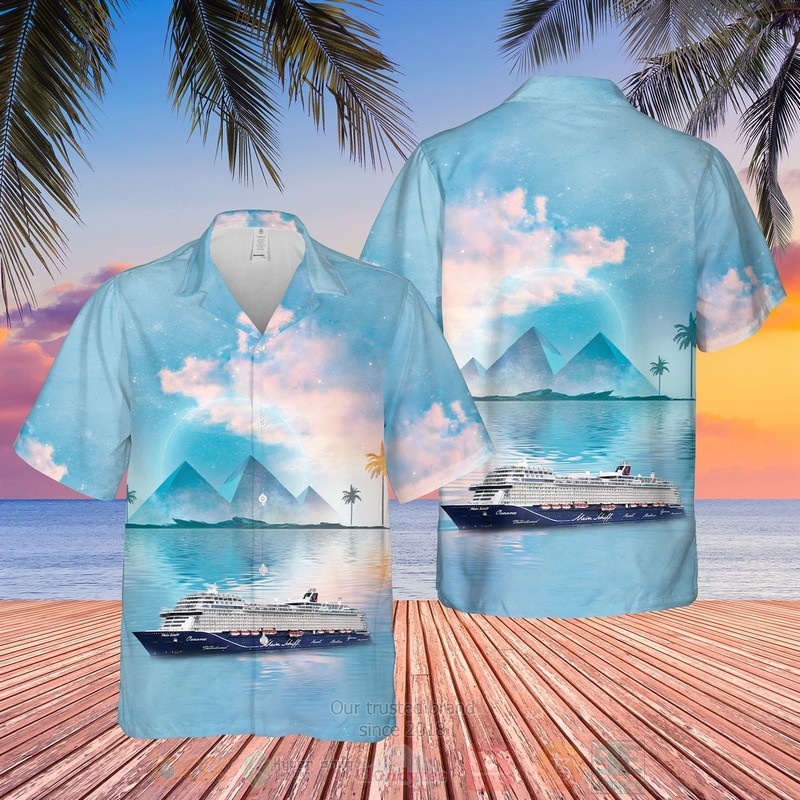 TUI_Cruises_Mein_Schiff_Blue_Hawaiian_Shirt