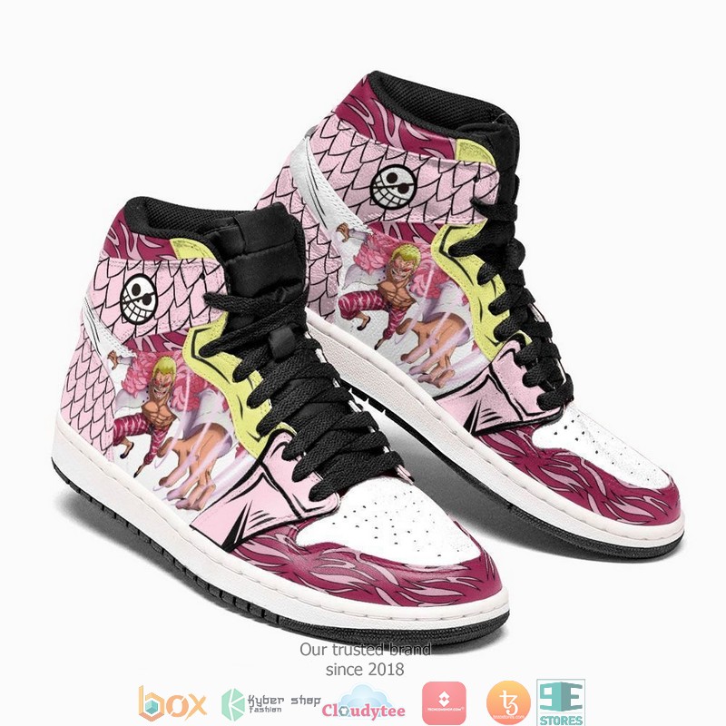 One_Piece_Doflamingo_Anime_Air_Jordan_High_Top_Shoes_1
