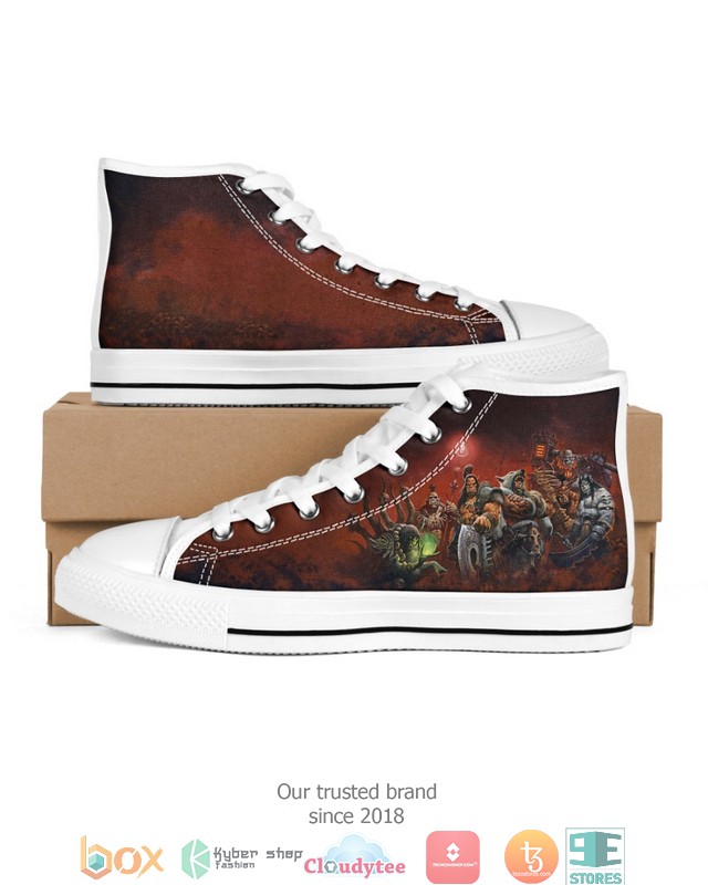 WoW_20_Class_WOD_1_Mens_High_Top_canvas_shoes