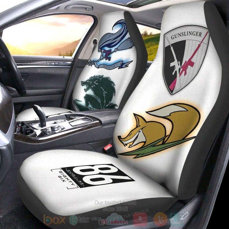 86_Eighty_Six_White_Anime_Car_Seat_Cover_1