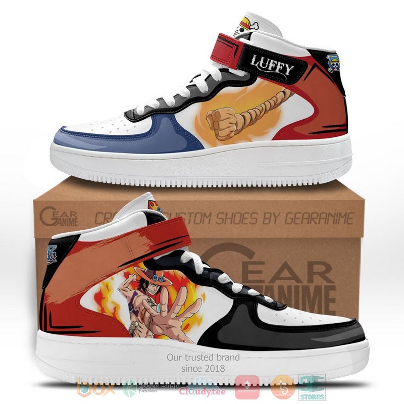 Ace_and_Luffy_One_Piece_Anime_High_Air_Force_Shoes