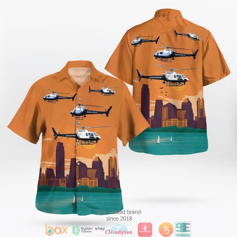 Airbus_AS350B3e_A-Star_N6227_Austin_Police_Department_Air_Support_Unit_3D_Hawaii_Shirt