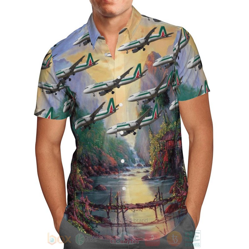 Alitalia_Airbus_A320-200_Hawaiian_Shirt_Short_1
