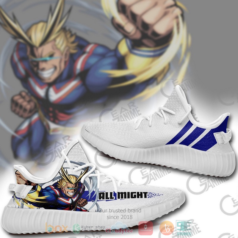 All_Might_My_Hero_Academia_Anime_Yeezy_Shoes_1