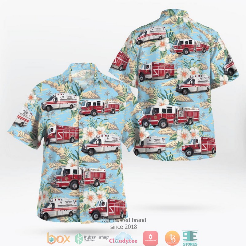 Amagansett_Suffolk_County_New_York_Amagansett_Fire_Department_3D_Hawaii_Shirt