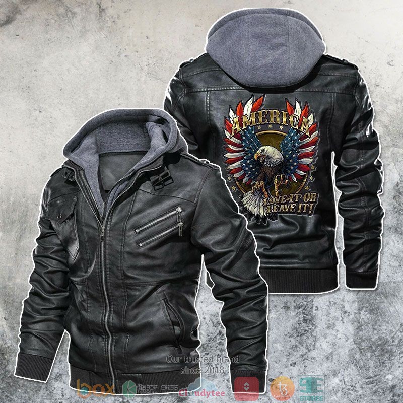 America_Love_It_Or_Leave_It_Eagle_Leather_Jacket