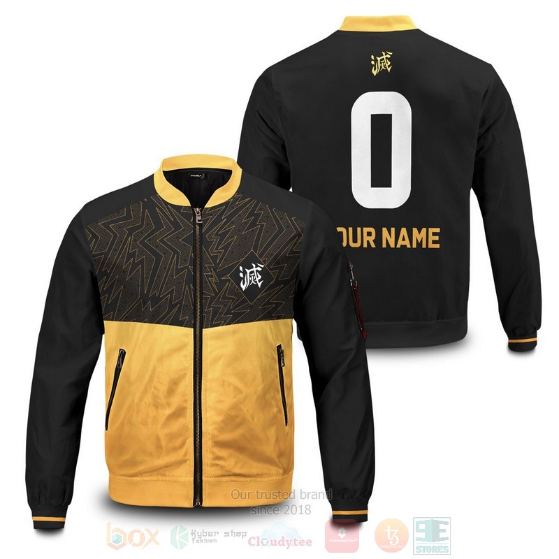 Anime_Agatsuma_Zenitsu_Personalized_Bomber_Jacket