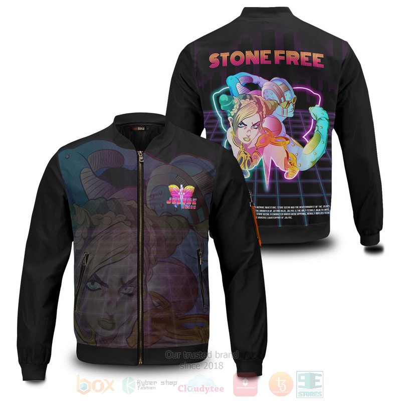 Anime_Jolyne_Retro_Bomber_Jacket