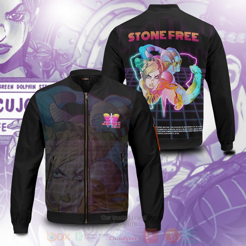 Anime_Jolyne_Retro_Bomber_Jacket_1